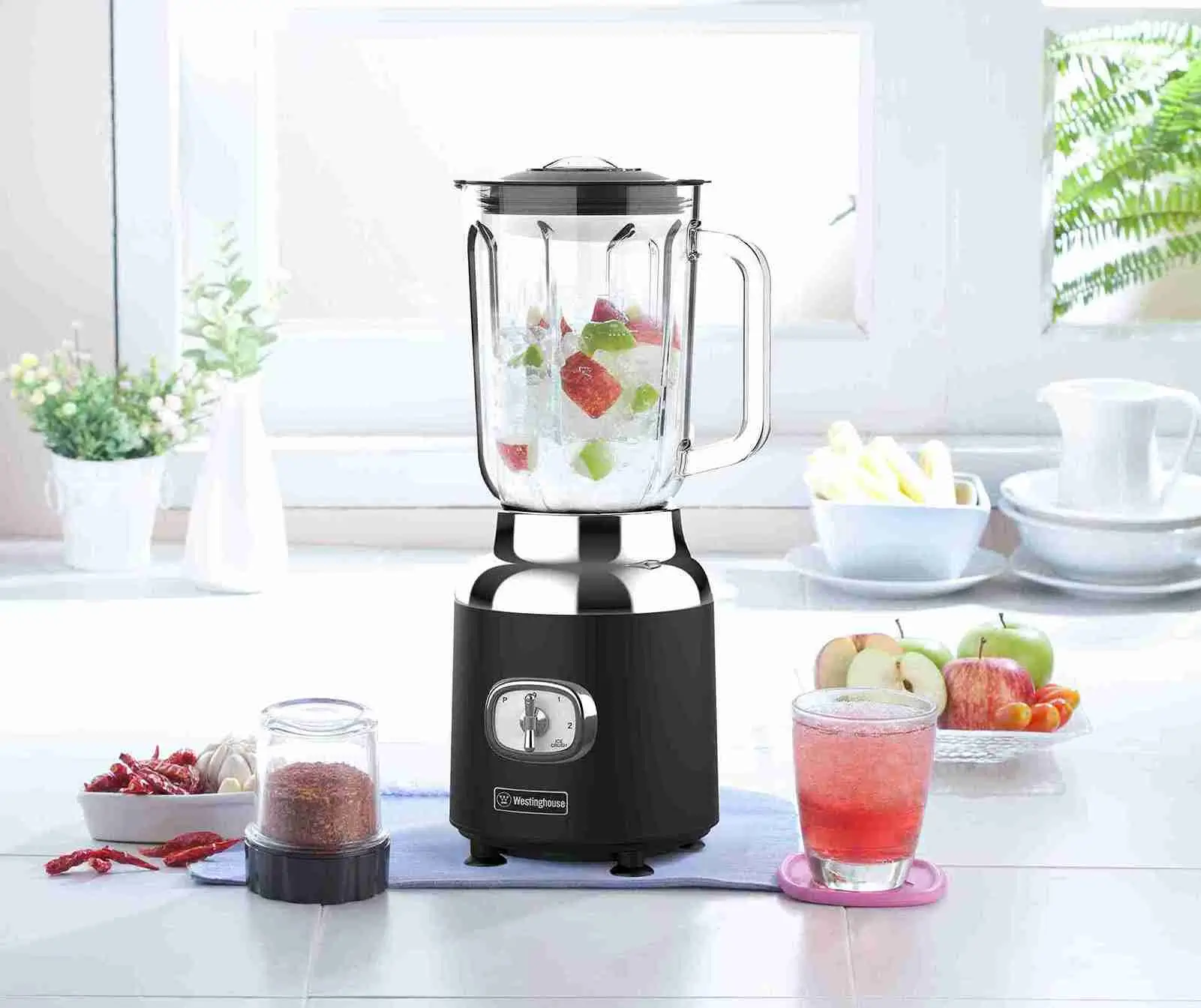 Westinghouse retro 1.5l table blender - ice crush power with safety lock - Image 5