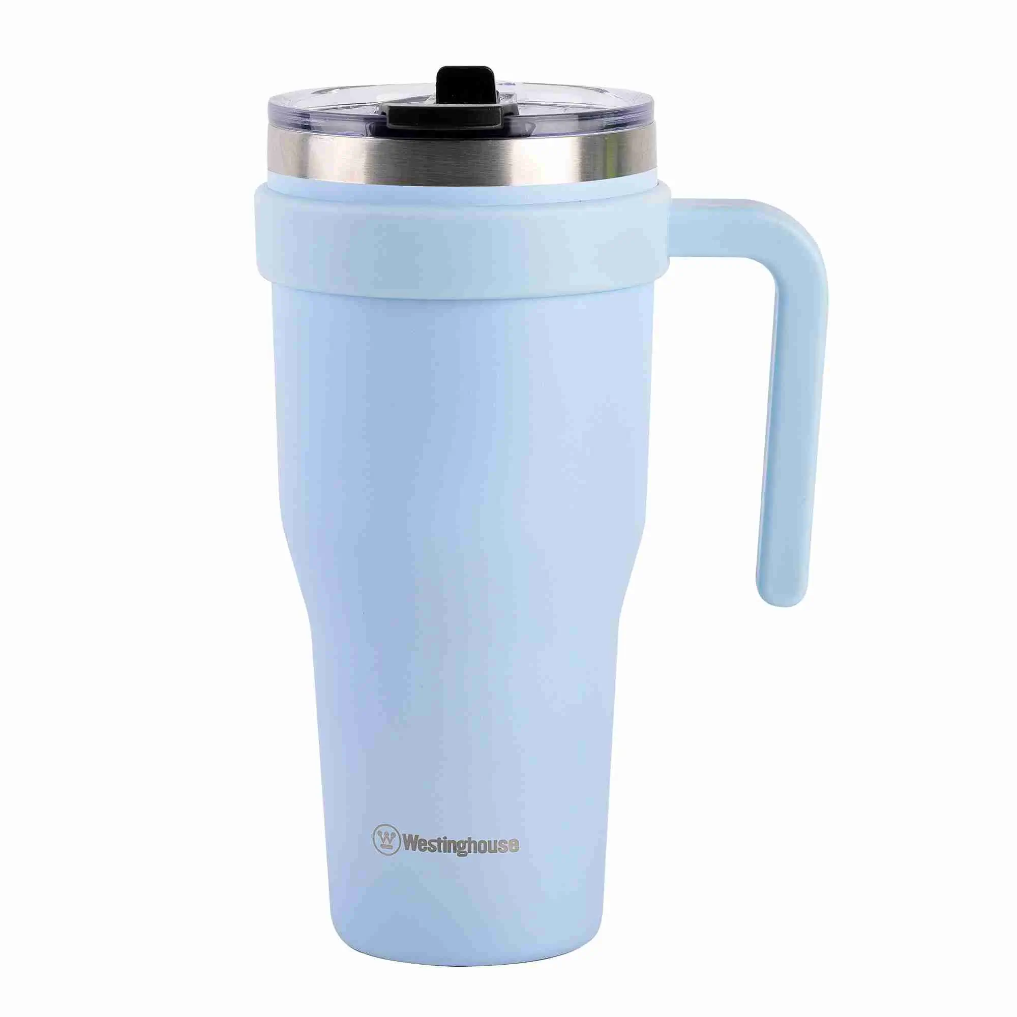 Westinghouse 40oz double wall stainless tumbler with handle for all-day hydration - Image 3
