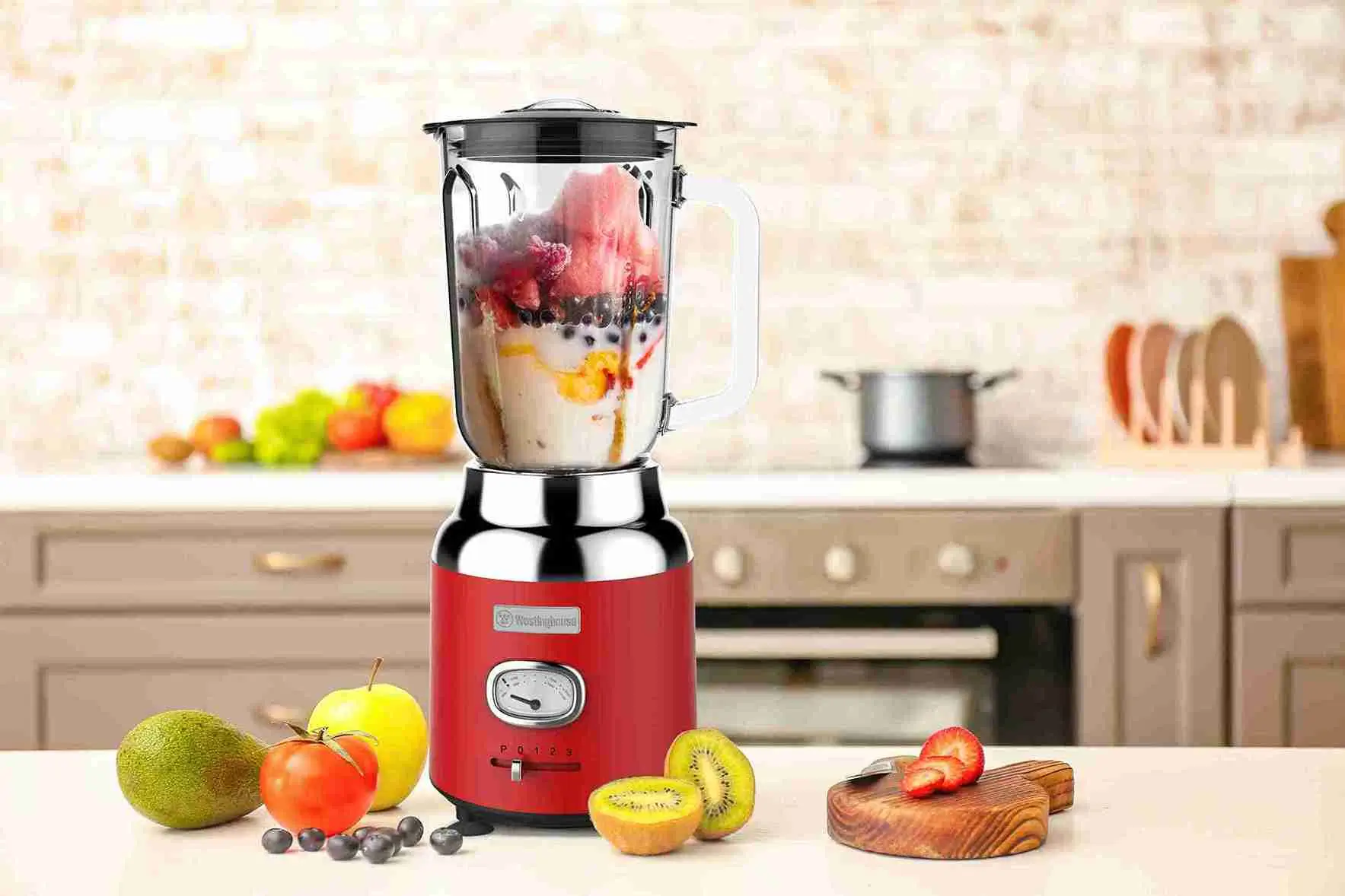 Westinghouse retro 1.5l table blender - ice crush power with safety lock - Image 10