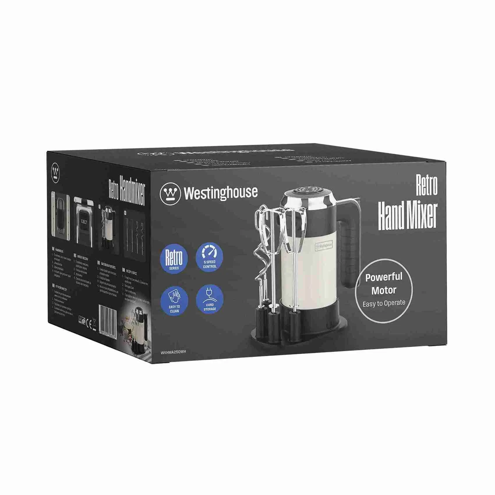 Westinghouse 350W hand mixer with 4 speeds and stainless steel beaters - Image 16