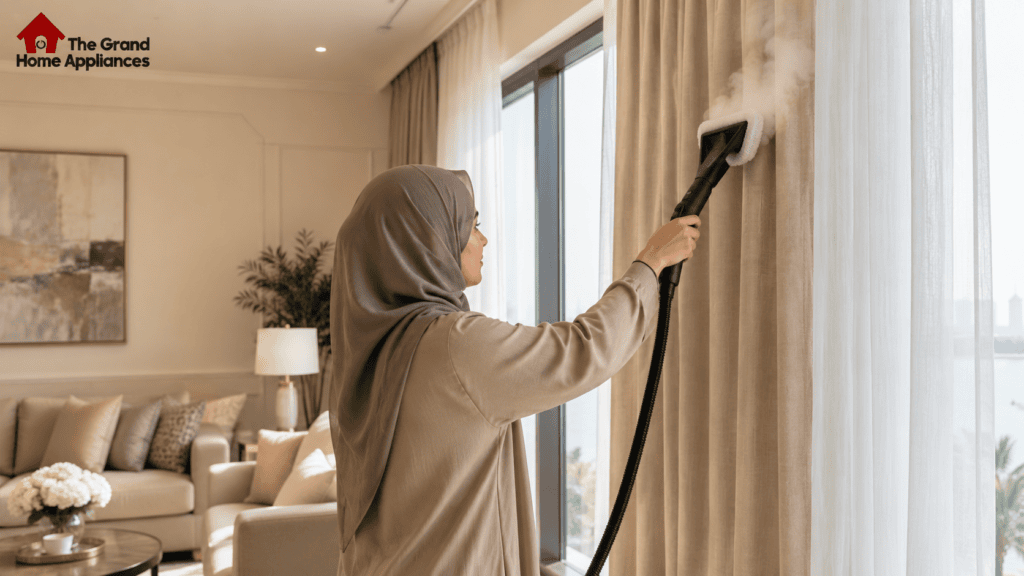 تنظيف الستائر بالبخار