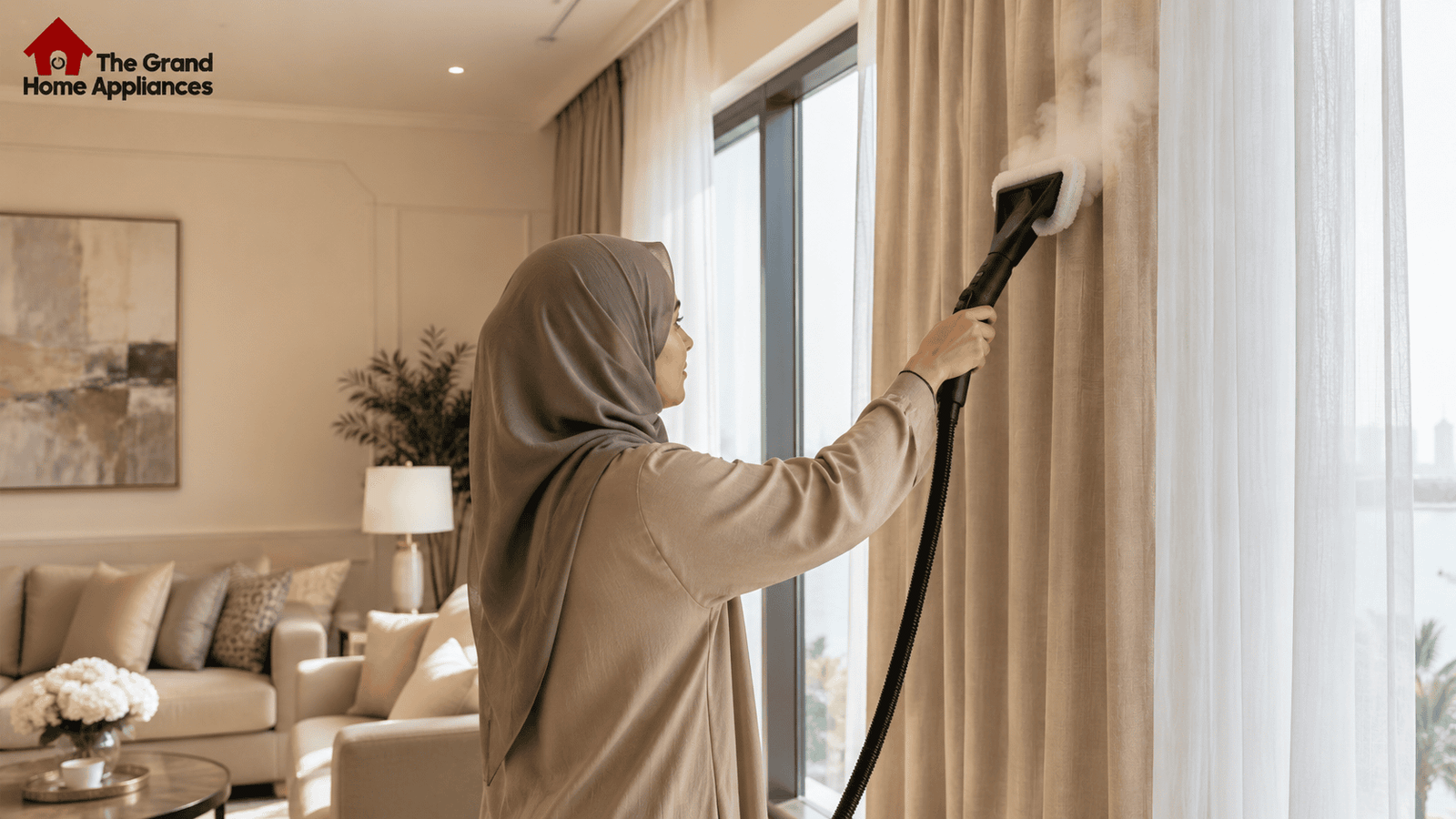 تنظيف الستائر بالبخار